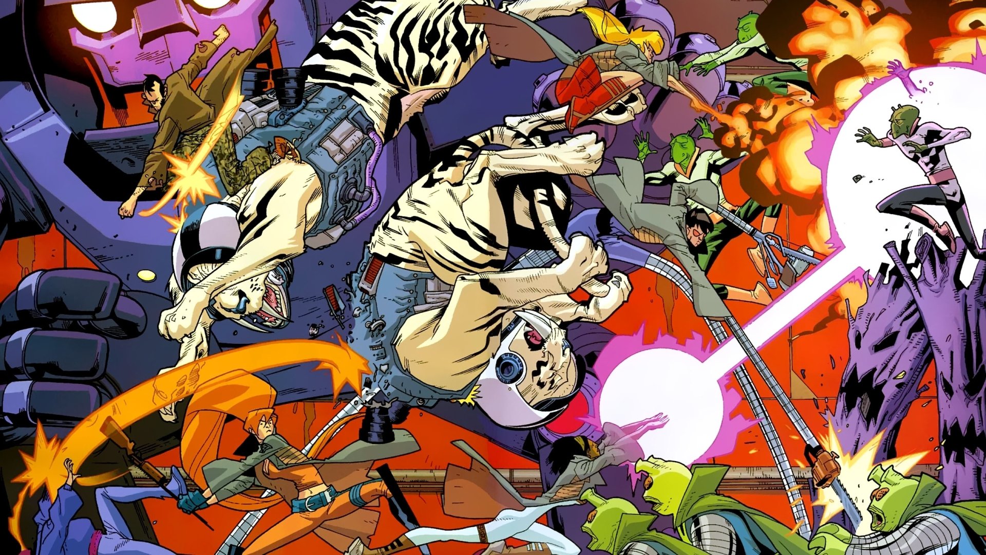 Download Comic Nextwave HD Wallpaper