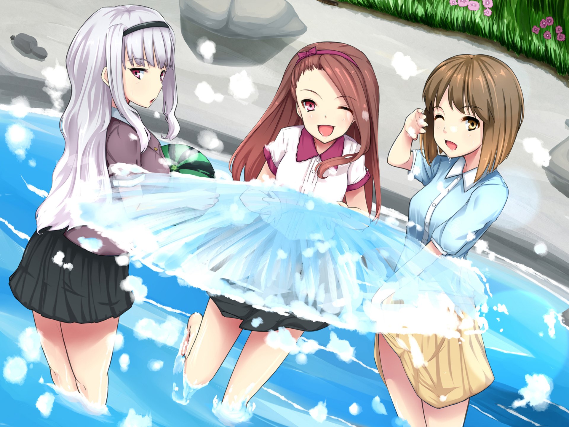 Download Yukiho Hagiwara Iori Minase Takane Shijou Anime The IDOLM@STER HD Wallpaper