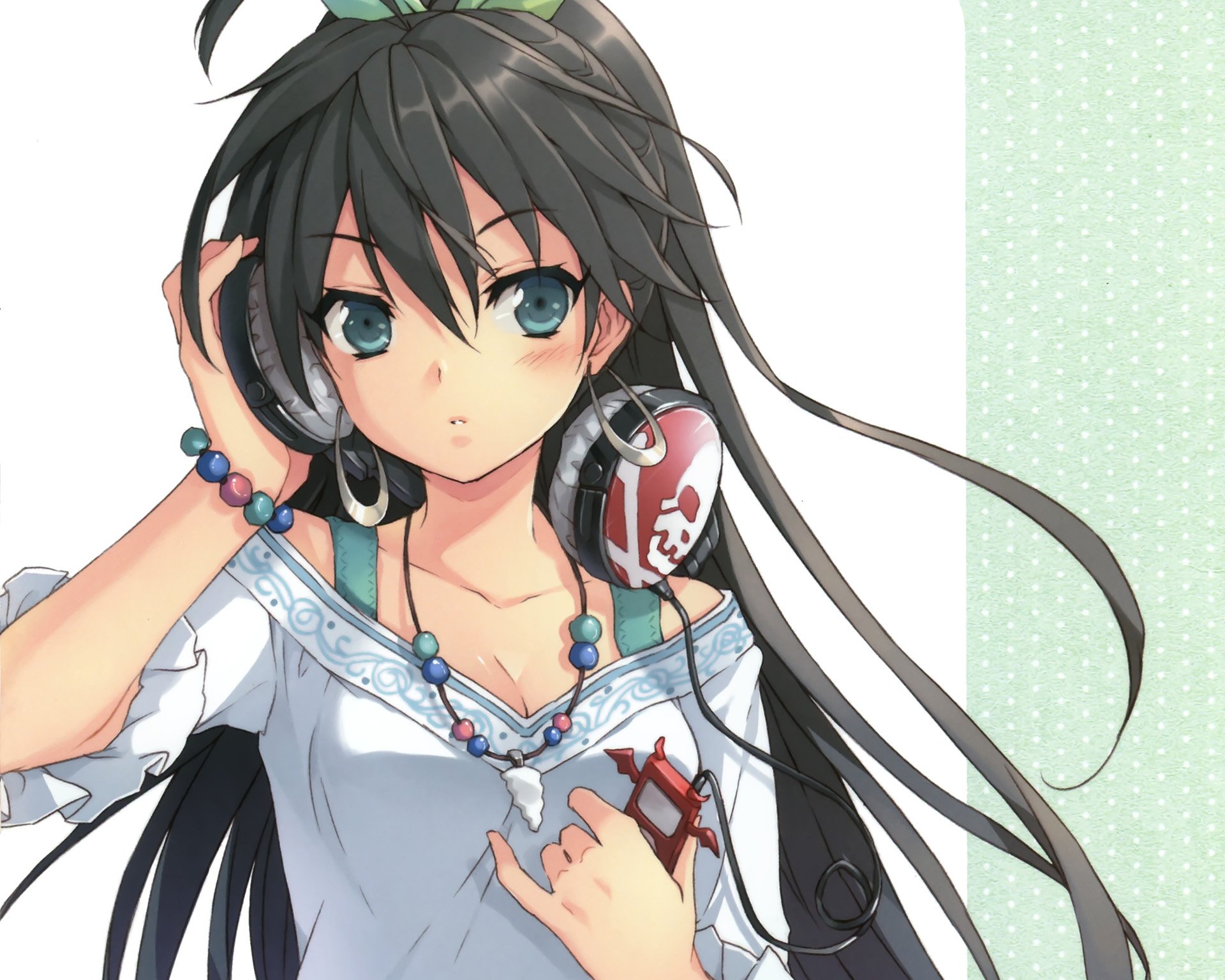 Download Headphones Hibiki Ganaha Anime The IDOLM@STER HD Wallpaper