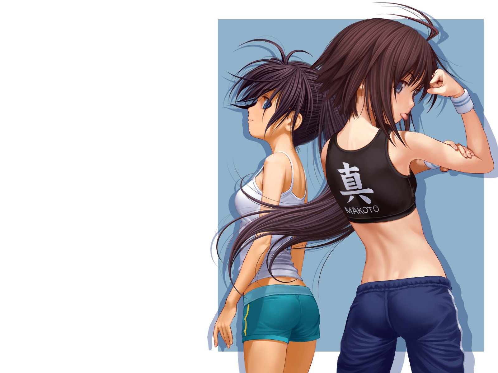 Download Hibiki Ganaha Makoto Kikuchi Anime The IDOLM@STER Wallpaper