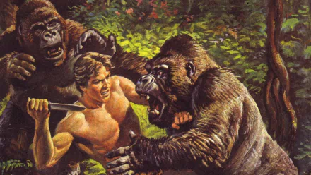 Comic Tarzan HD Desktop Wallpaper | Background Image