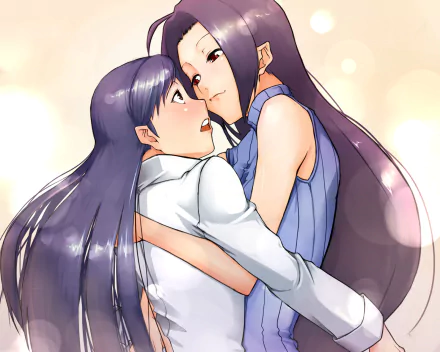 Azusa Miura Chihaya Kisaragi Anime The iDOLM@STER HD Desktop Wallpaper | Background Image