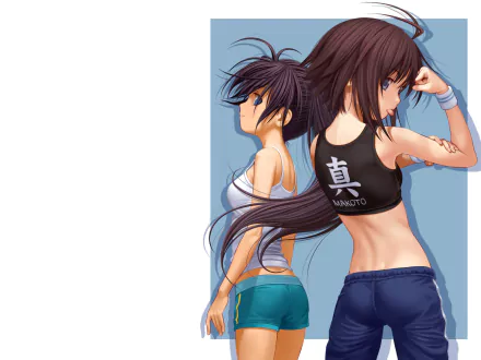 Hibiki Ganaha Makoto Kikuchi Anime The iDOLM@STER HD Desktop Wallpaper | Background Image
