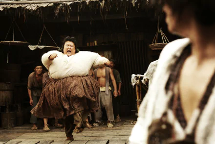HD desktop wallpaper scene from Journey To The West, featuring an expressive character in dynamic action.