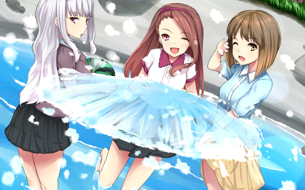 Yukiho Hagiwara Iori Minase Takane Shijou Anime The iDOLM@STER HD Desktop Wallpaper | Background Image
