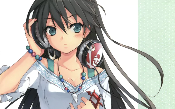 headphones Hibiki Ganaha Anime The iDOLM@STER HD Desktop Wallpaper | Background Image