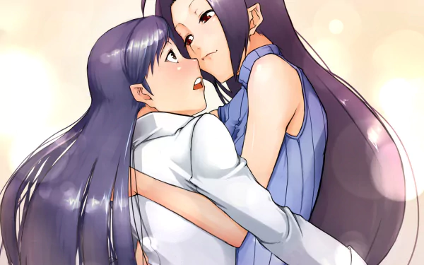 Azusa Miura Chihaya Kisaragi Anime The iDOLM@STER HD Desktop Wallpaper | Background Image
