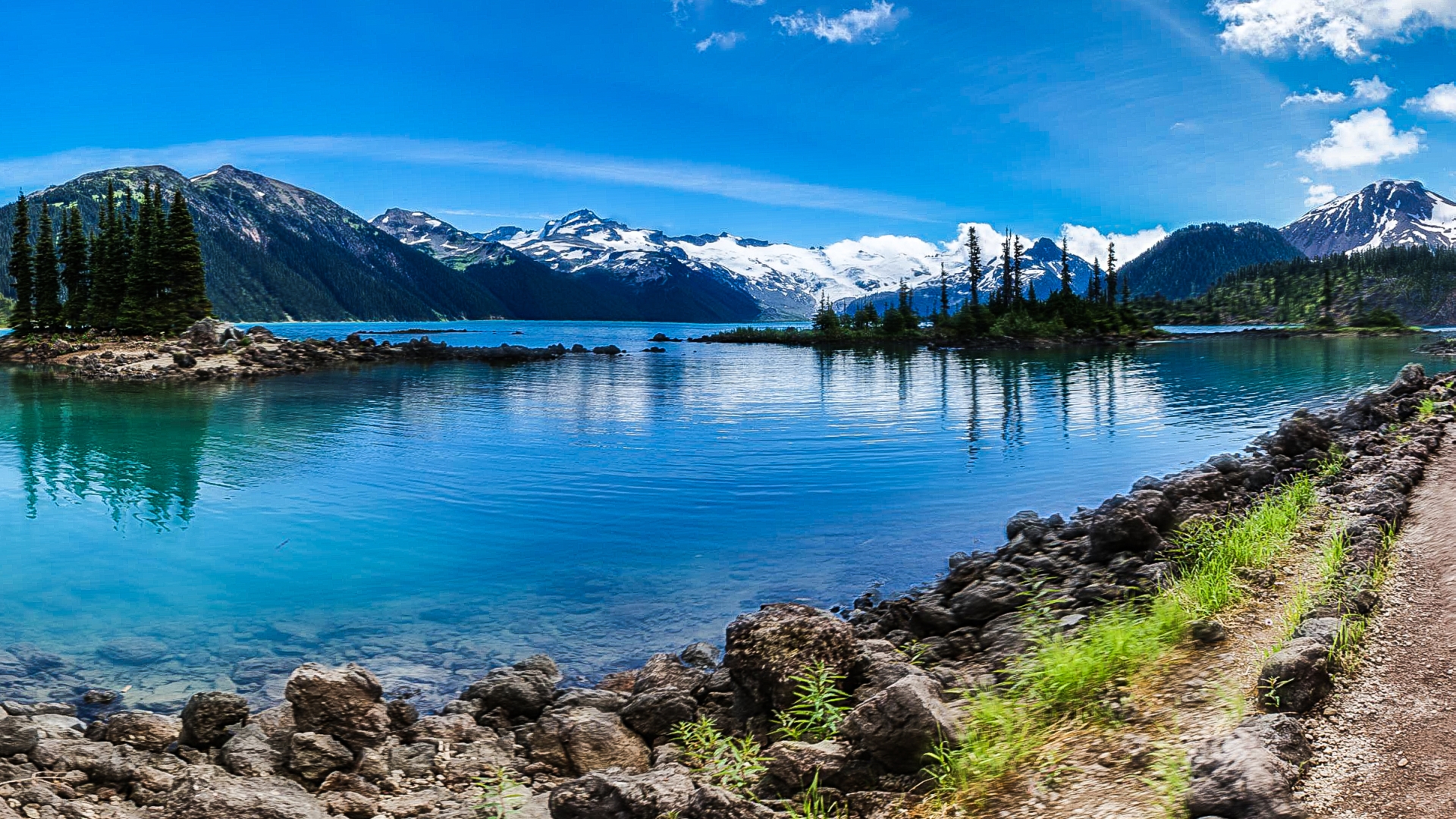 Garibaldi Lake Full Hd Wallpaper And Background Image 1920x1080 Id 539214