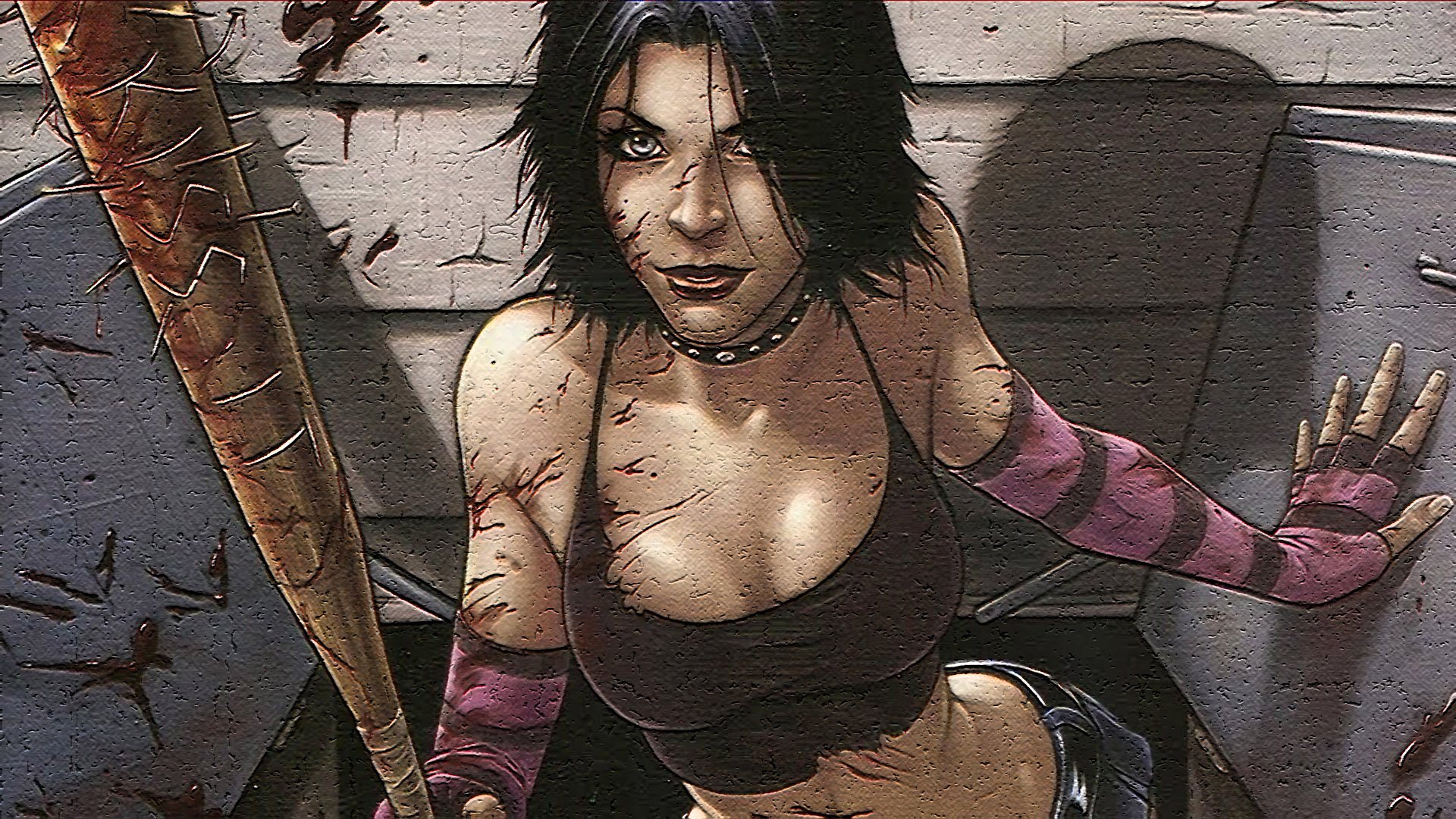 Download Comic Hack/Slash HD Wallpaper