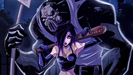Comic Hack/Slash HD Desktop Wallpaper | Background Image
