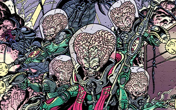 Comic mars attacks HD Desktop Wallpaper | Background Image