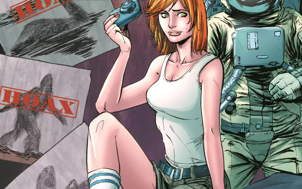 Comic hoax hunters HD Desktop Wallpaper | Background Image