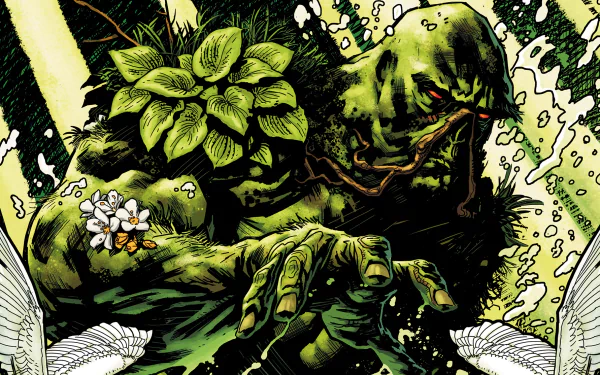 Comic Swamp Thing HD Desktop Wallpaper | Background Image