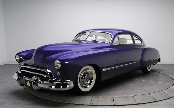 Vehicles Oldsmobile Car Purple Car HD Wallpaper | Background Image