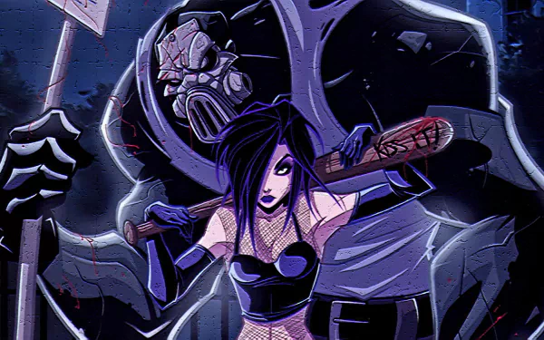 Comic Hack/Slash HD Desktop Wallpaper | Background Image