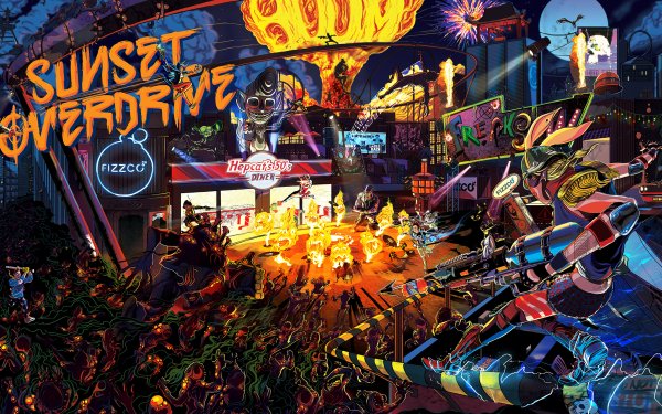 Video Game Sunset Overdrive HD Wallpaper | Background Image