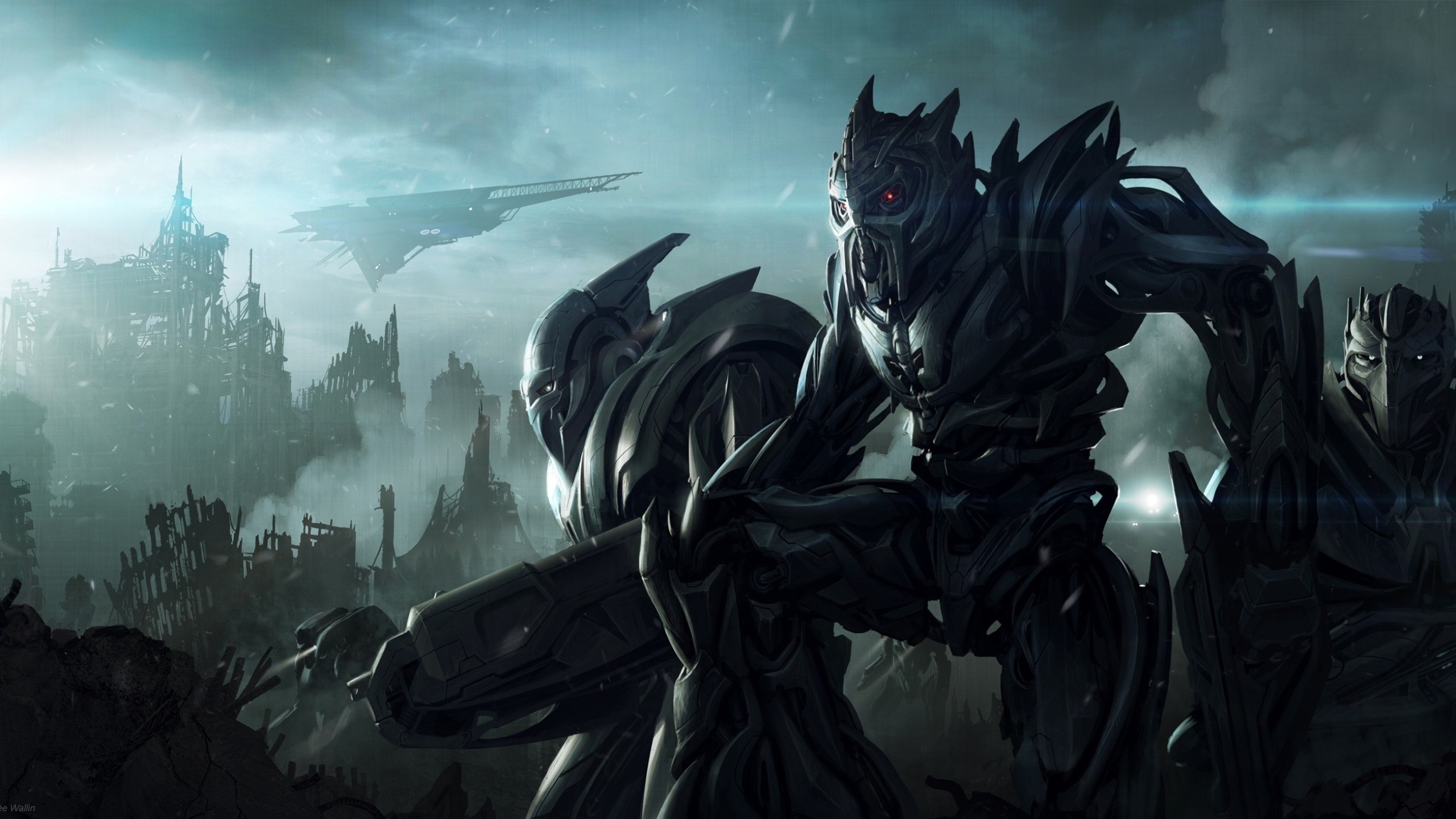 Download Robot Sci Fi Warrior HD Wallpaper by Andree Wallin
