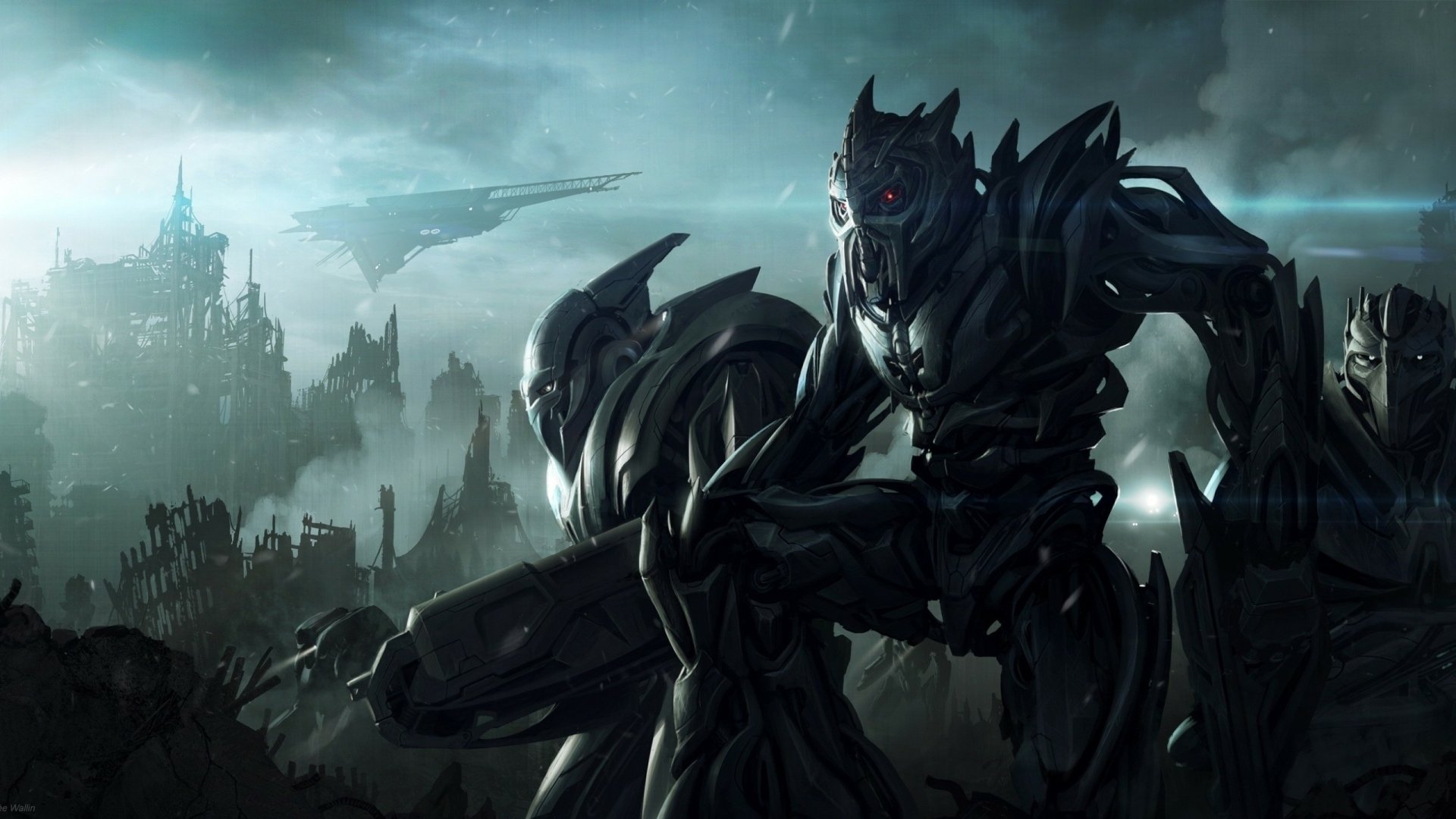 Download Robot Sci Fi Warrior HD Wallpaper by Andree Wallin | 2560x1440 ...