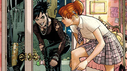 Comic Rose & Thorn HD Desktop Wallpaper | Background Image