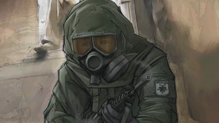 Comic the last zombie HD Desktop Wallpaper | Background Image