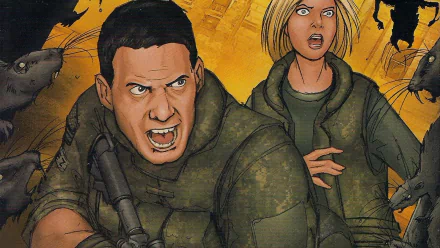 Comic the last zombie HD Desktop Wallpaper | Background Image
