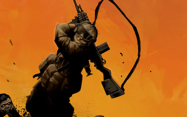 Comic the last zombie HD Desktop Wallpaper | Background Image
