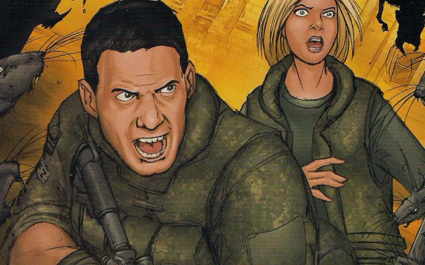Comic the last zombie HD Desktop Wallpaper | Background Image