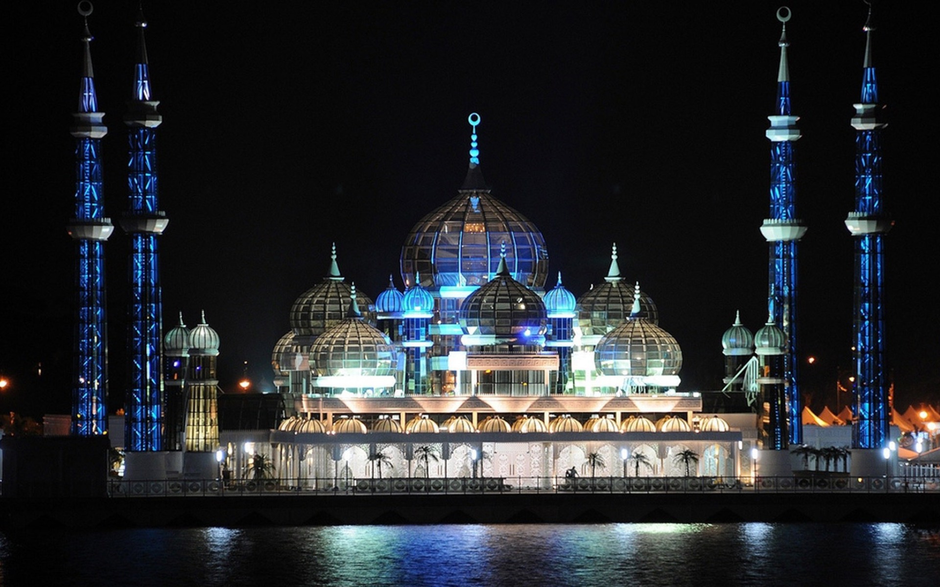 Religious The Crystal Mosque HD Wallpaper | Background Image
