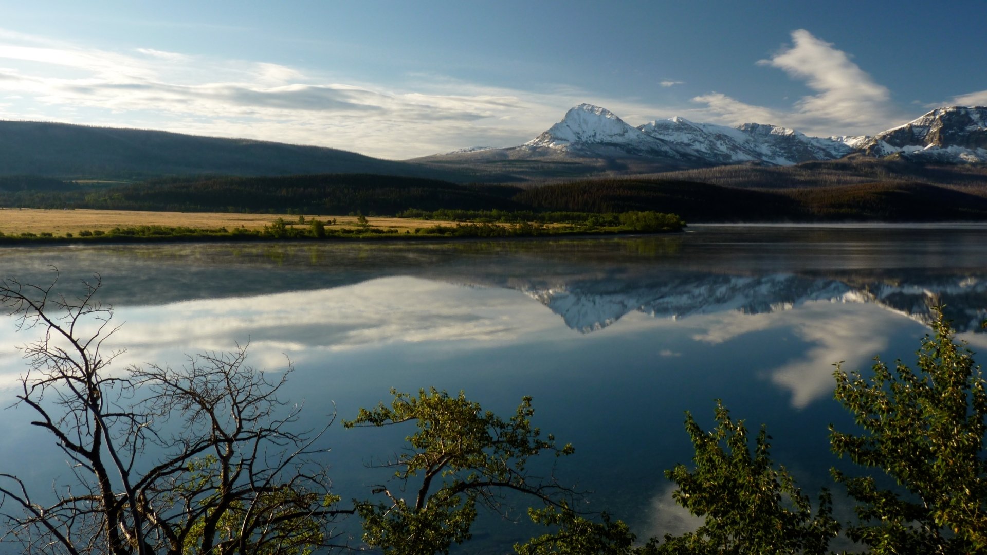 Download Nature Saint Mary Lake HD Wallpaper