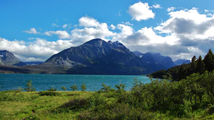 nature Saint Mary Lake HD Desktop Wallpaper | Background Image