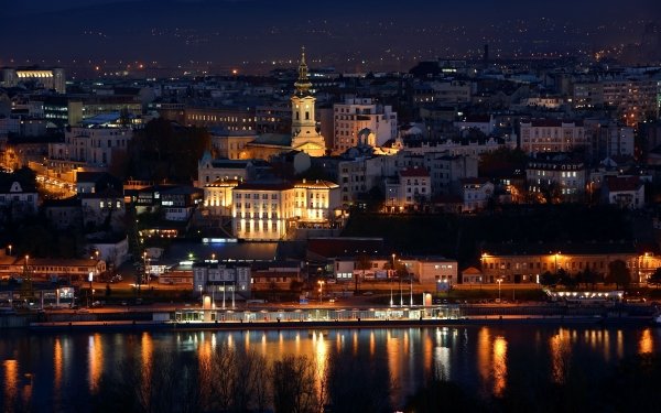 Man Made Belgrade Cities Serbia Danube HD Wallpaper | Background Image