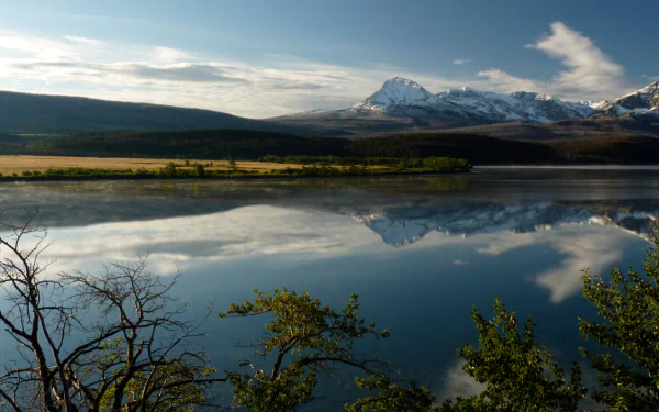 nature Saint Mary Lake HD Desktop Wallpaper | Background Image