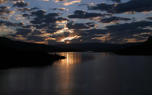 nature Saint Mary Lake HD Desktop Wallpaper | Background Image