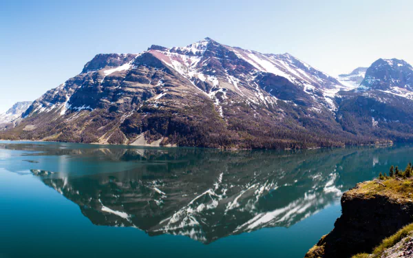 nature Saint Mary Lake HD Desktop Wallpaper | Background Image