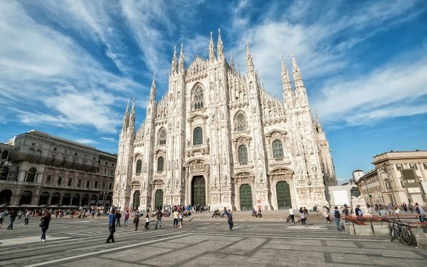 Religious Milan Cathedral Cathedrals Duomo Milan Italy HD Wallpaper | Background Image