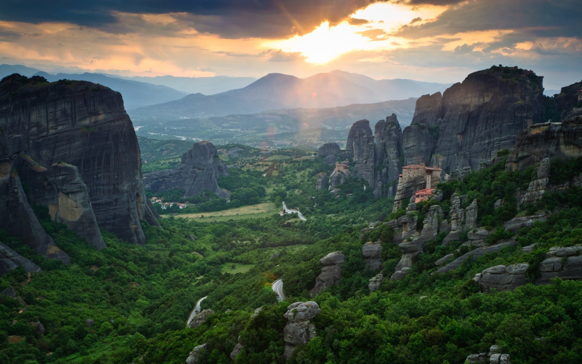 Download Religious Meteora HD Wallpaper