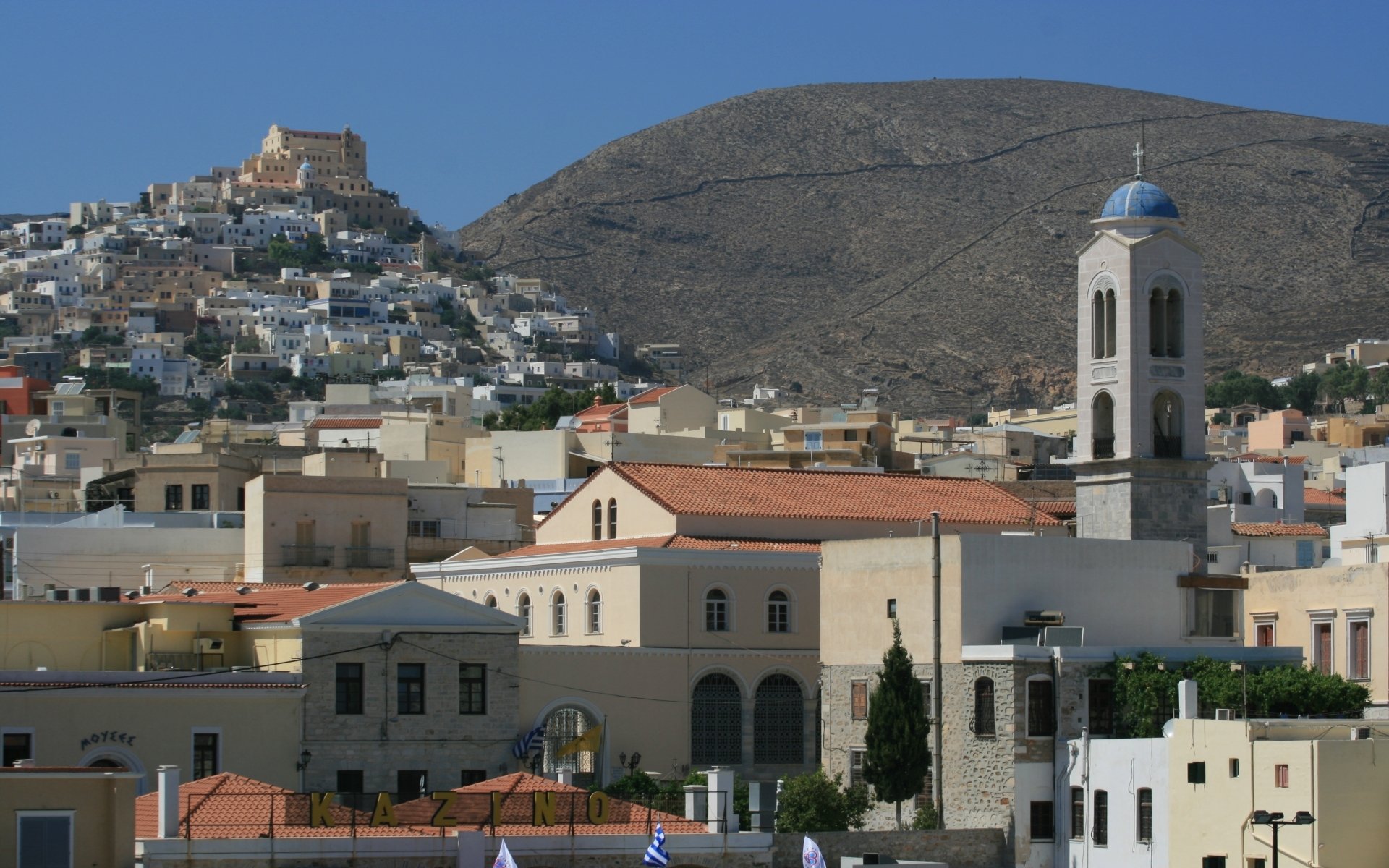 Download Man Made Ermoupoli HD Wallpaper