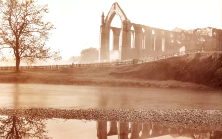 man made Bolton Priory HD Desktop Wallpaper | Background Image