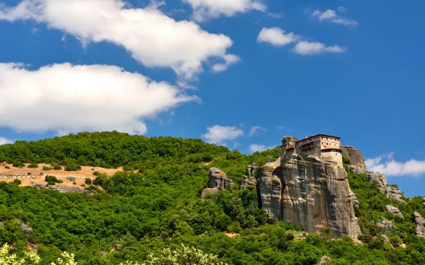 religious Meteora HD Desktop Wallpaper | Background Image