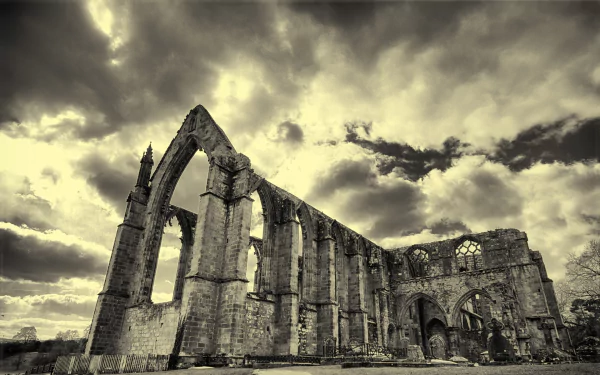 man made Bolton Priory HD Desktop Wallpaper | Background Image