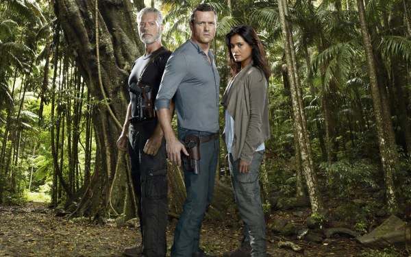 jim shannon jason o'mara dr. elisabeth shannon shelley conn commander nathaniel taylor Stephen Lang TV Show Terra Nova HD Desktop Wallpaper | Background Image