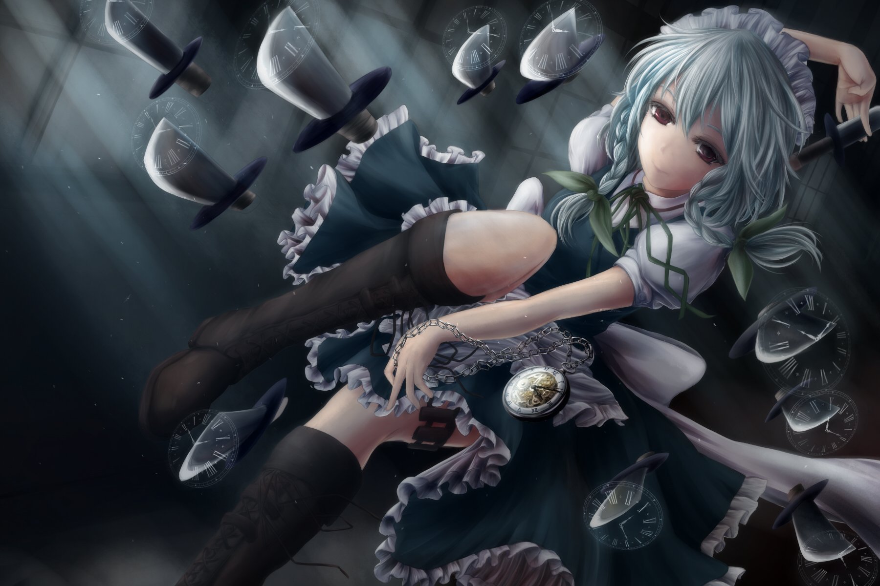 Download Sakuya Izayoi Anime Touhou Wallpaper