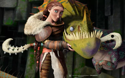 Valka (How to Train Your Dragon) dragon movie How to Train Your Dragon 2 HD Desktop Wallpaper | Background Image