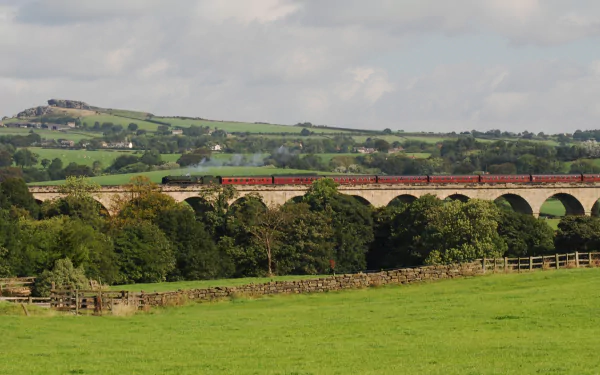 man made Arthington Viaduct HD Desktop Wallpaper | Background Image