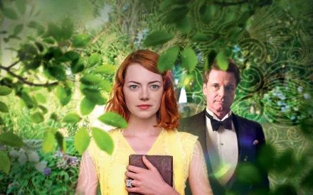 Colin Firth Emma Stone Romantic movie Magic In The Moonlight HD Desktop Wallpaper | Background Image