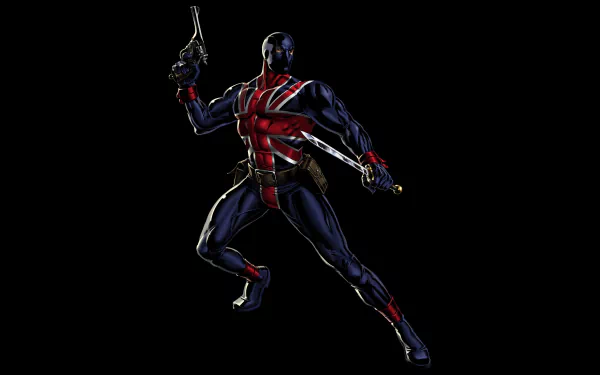 Comic Union Jack HD Desktop Wallpaper | Background Image