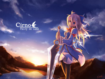 Cirno (Touhou) Anime Touhou HD Desktop Wallpaper | Background Image