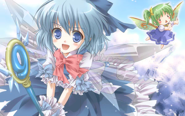Daiyousei (Touhou) Cirno (Touhou) Anime Touhou HD Desktop Wallpaper | Background Image