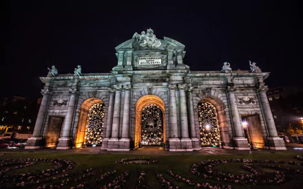man made Puerta de Alcalá HD Desktop Wallpaper | Background Image