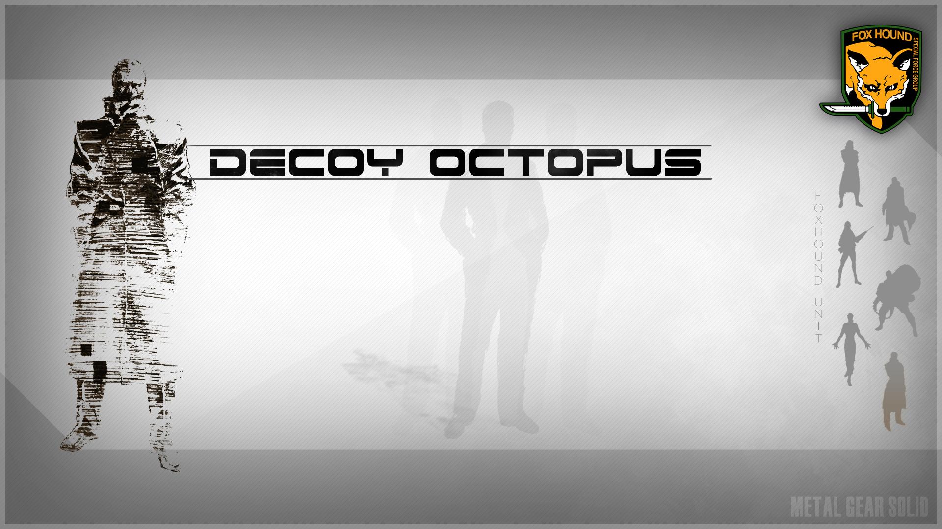 Decoy Octopus was a member of FOXHOUND that specialized in impersonation. by Yoji Shinkawa